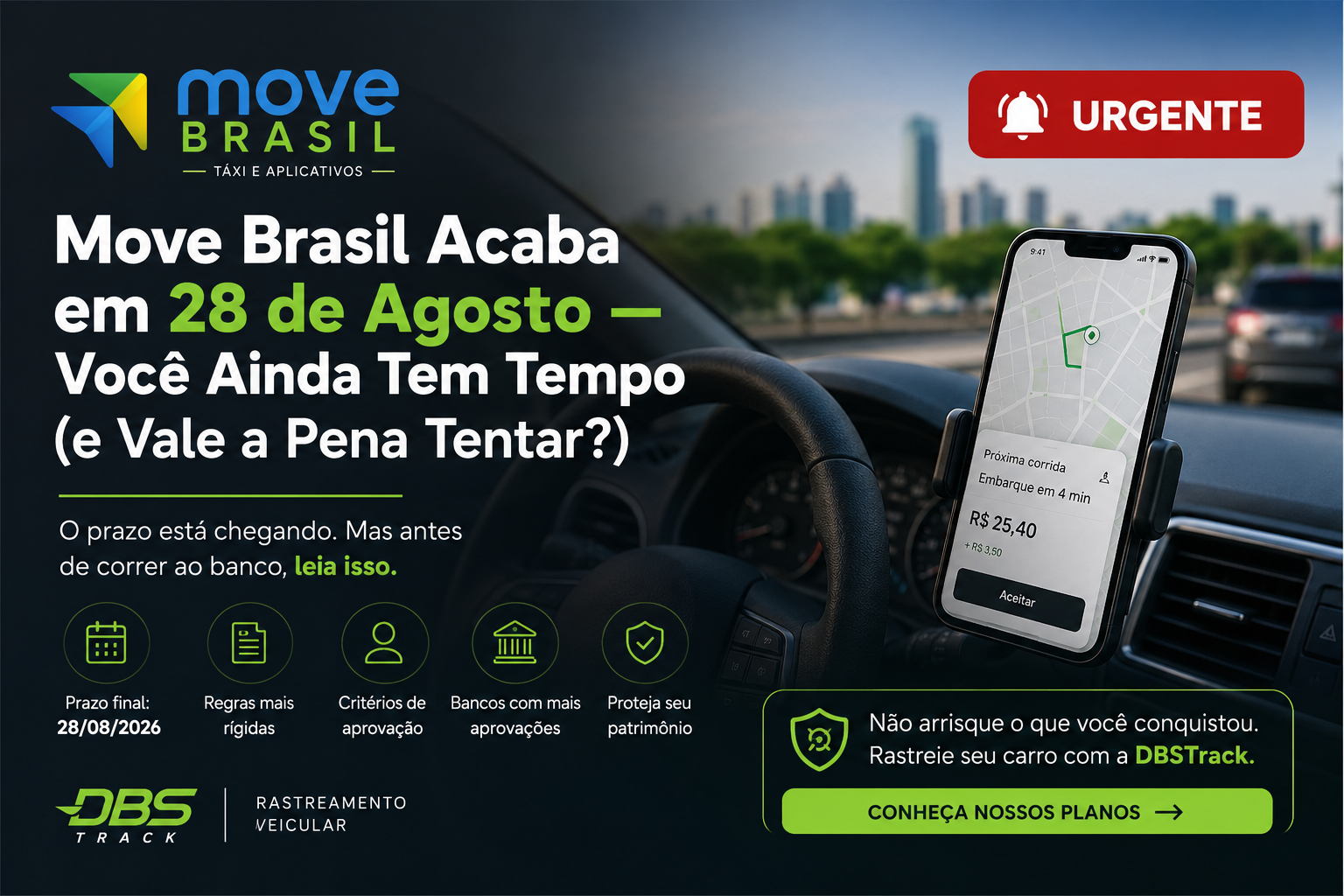 Move Brasil prazo agosto 2026 — motorista de aplicativo